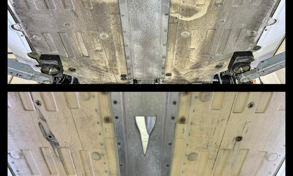 Lamborghini Gallardo pulizia a ghiaccio secco prima e dopo