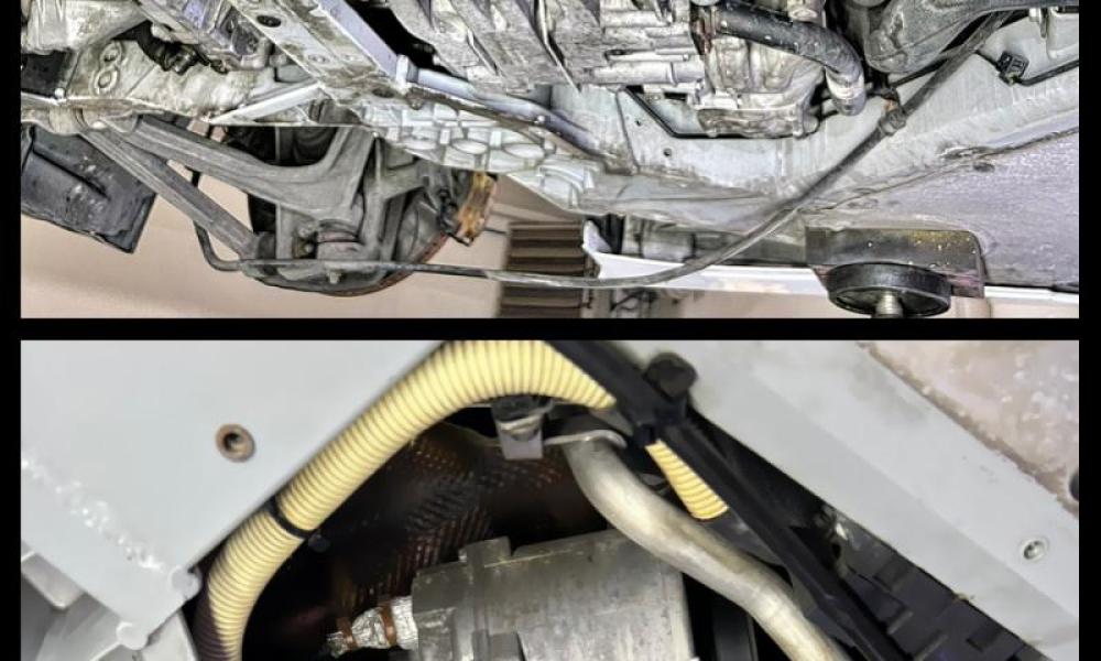 Lamborghini Gallardo pulizia a ghiaccio secco prima e dopo