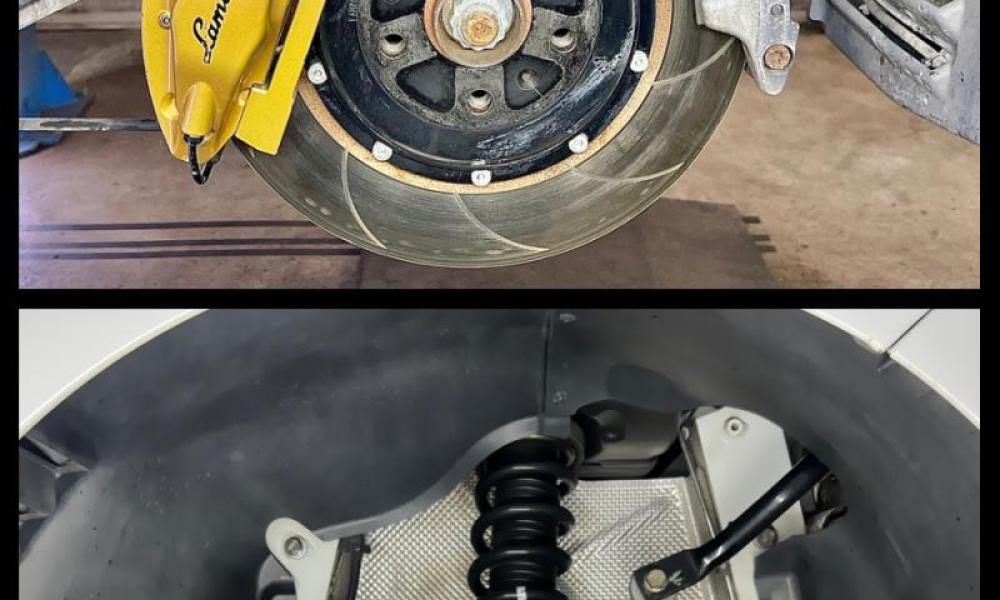 Lamborghini Gallardo pulizia a ghiaccio secco prima e dopo