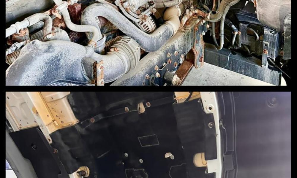 Pulizia a ghiaccio secco Iveco Eurocargo | Trattamento ruggine