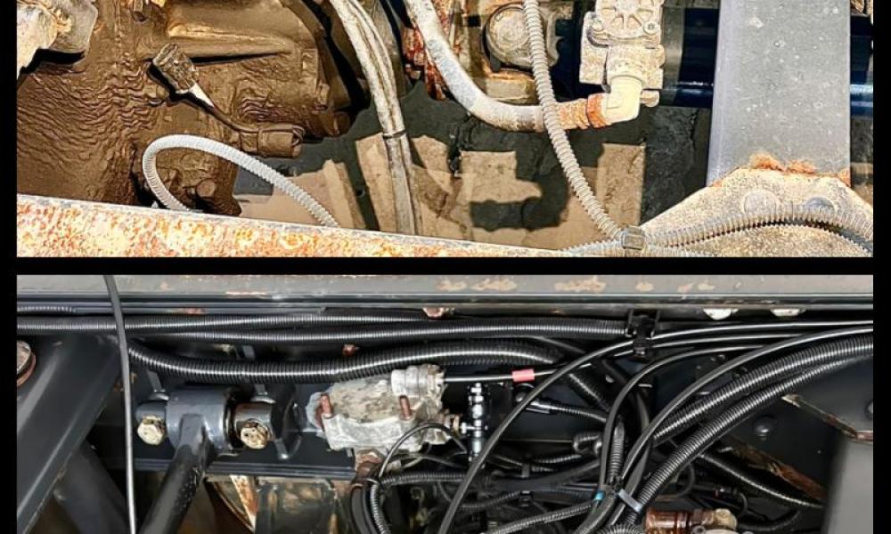 Pulizia a ghiaccio secco Iveco Eurocargo | Trattamento ruggine